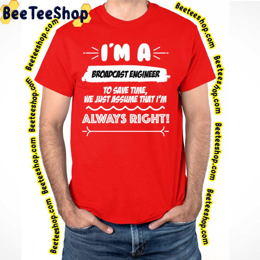 Black Engineer Job Broadcast Trending Unisex T-Shirt Black Engineer Job Broadcast Trending Unisex T-Shirt