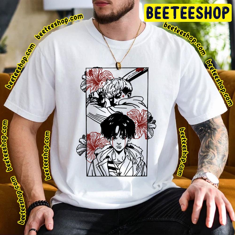 Black Flower Yoonbum Killing Stalking Trending Unisex T-Shirt Black Flower Yoonbum Killing Stalking Trending Unisex T-Shirt