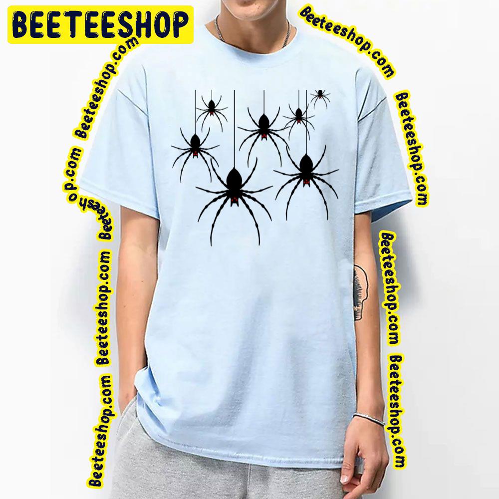 Black Halloween Spider Spiderverse Movie Trending Unisex T-Shirt Black Halloween Spider Spiderverse Movie Trending Unisex T-Shirt