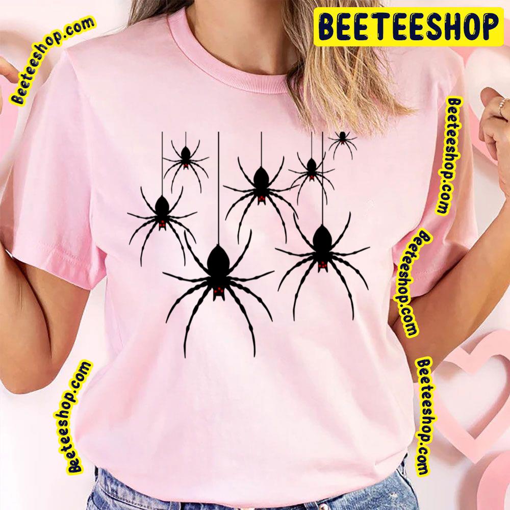 Black Halloween Spider Spiderverse Movie Trending Unisex T-Shirt Black Halloween Spider Spiderverse Movie Trending Unisex T-Shirt