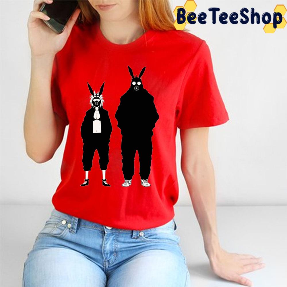 Black Kaiman And Nikaido Dorohedoro Trending Unisex T-Shirt Black Kaiman And Nikaido Dorohedoro Trending Unisex T-Shirt