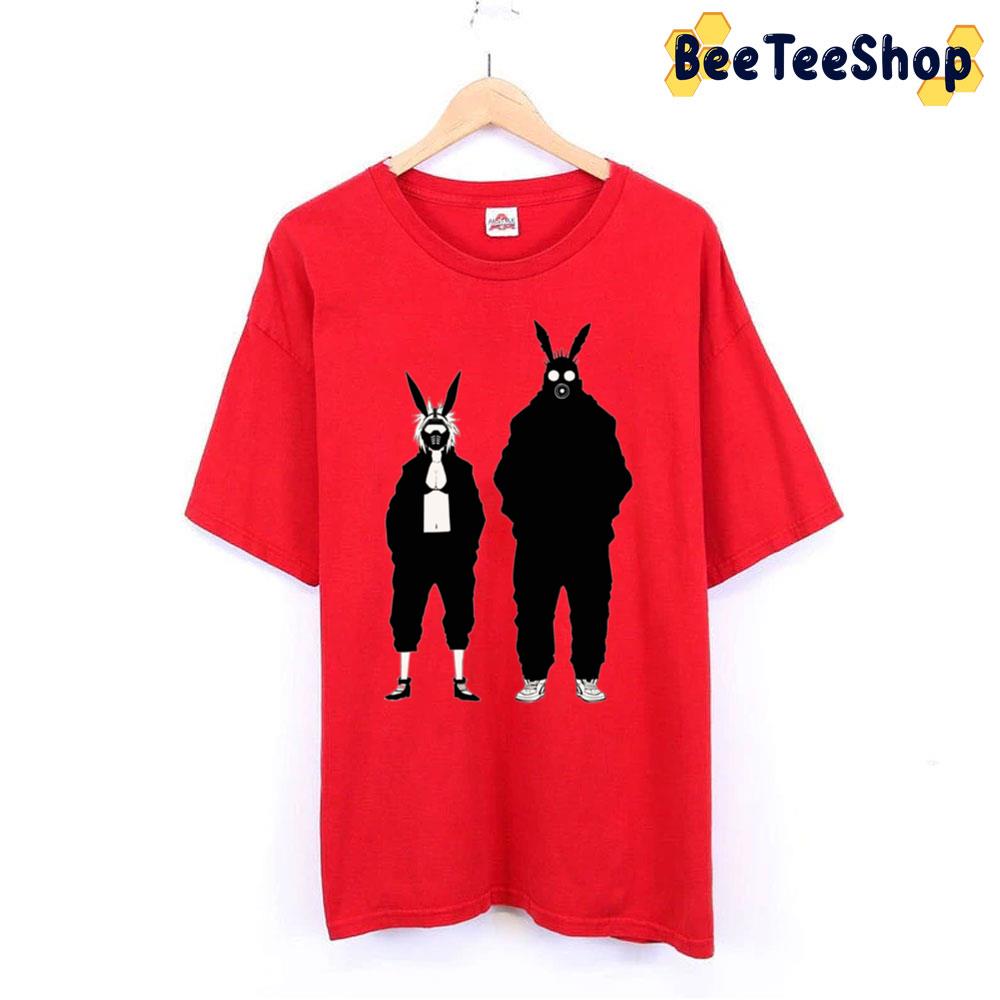 Black Kaiman And Nikaido Dorohedoro Trending Unisex T-Shirt Black Kaiman And Nikaido Dorohedoro Trending Unisex T-Shirt