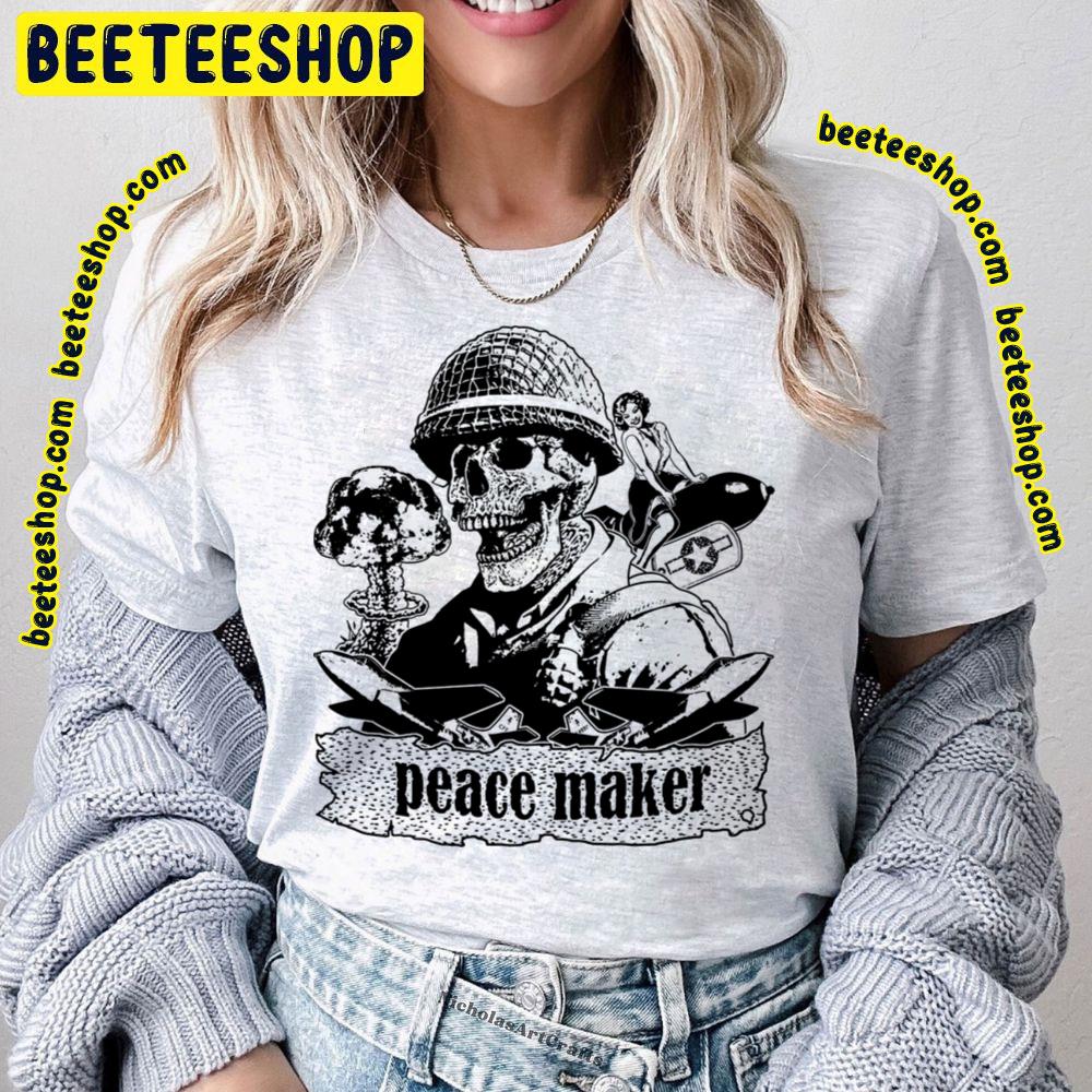 Black Skull Peace Maker Trending Unisex T-Shirt Black Skull Peace Maker Trending Unisex T-Shirt
