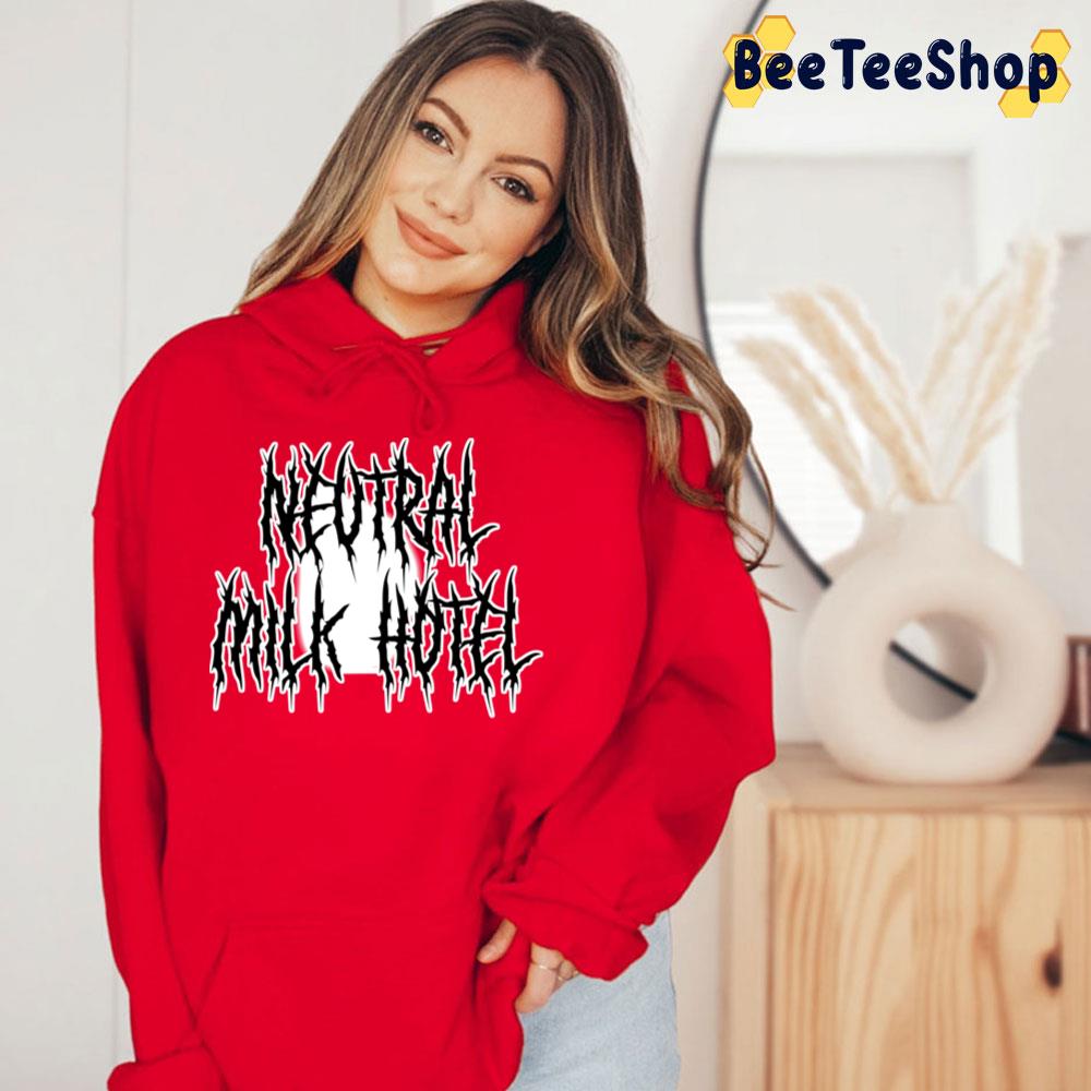 Black Text Neutral Milk Hotel Logo Trending Unisex T-Shirt Black Text Neutral Milk Hotel Logo Trending Unisex T-Shirt
