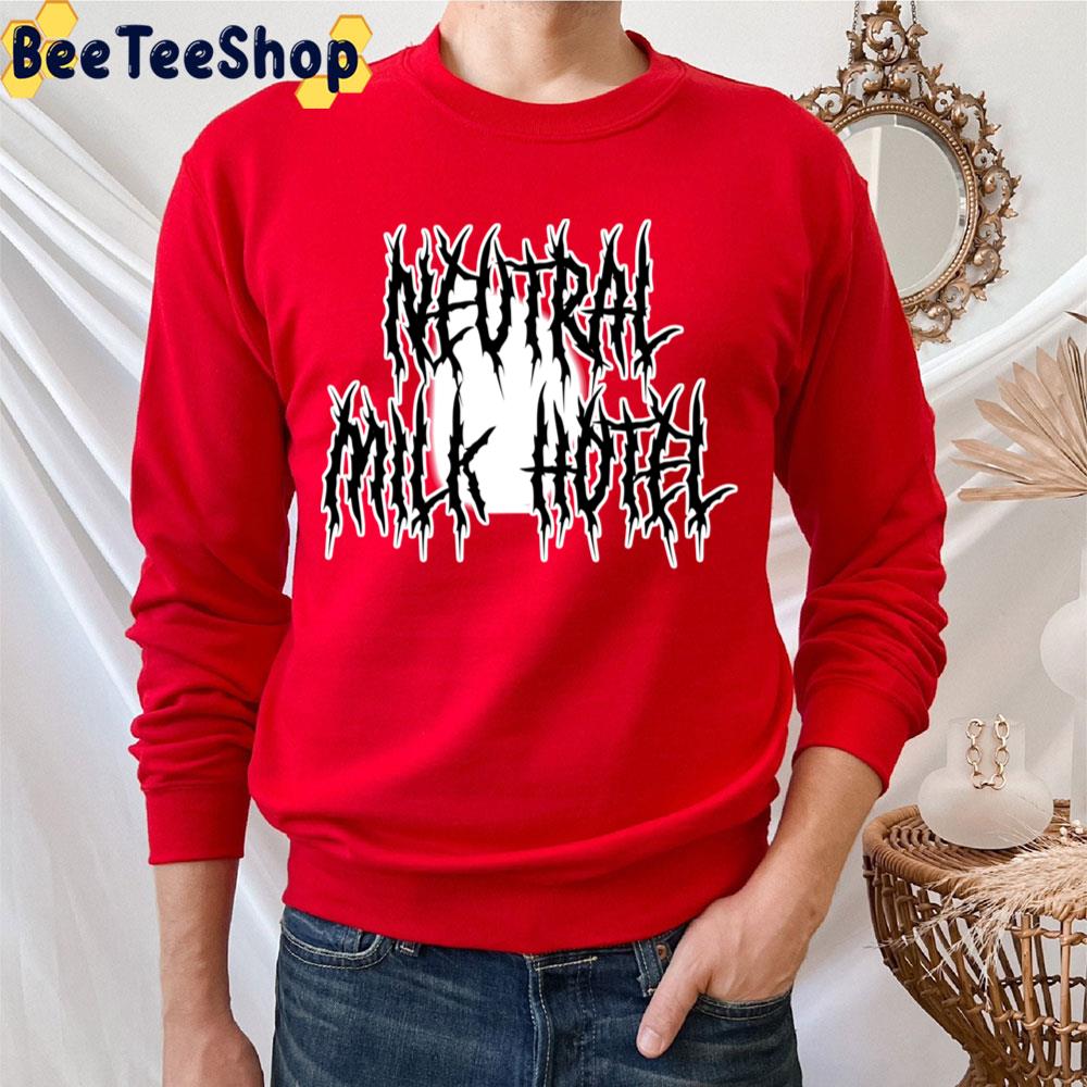 Black Text Neutral Milk Hotel Logo Trending Unisex T-Shirt Black Text Neutral Milk Hotel Logo Trending Unisex T-Shirt