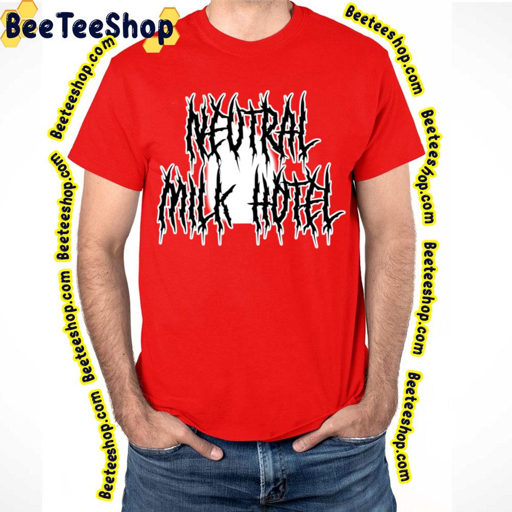 Black Text Neutral Milk Hotel Logo Trending Unisex T-Shirt Black Text Neutral Milk Hotel Logo Trending Unisex T-Shirt