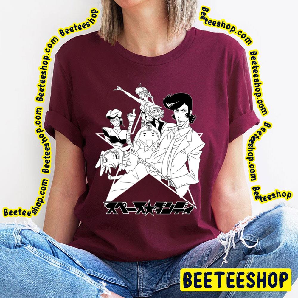 Black White Space Dandy Trending Unisex T-Shirt Black White Space Dandy Trending Unisex T-Shirt