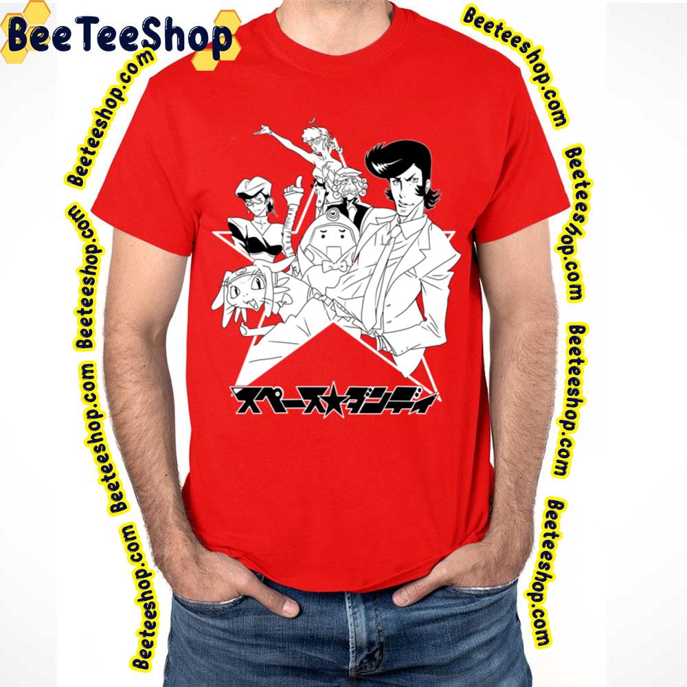 Black White Space Dandy Trending Unisex T-Shirt Black White Space Dandy Trending Unisex T-Shirt