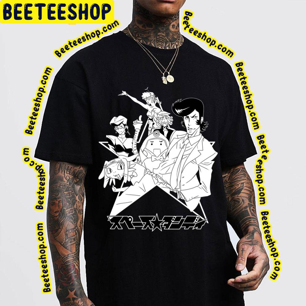 Black White Space Dandy Trending Unisex T-Shirt Black White Space Dandy Trending Unisex T-Shirt