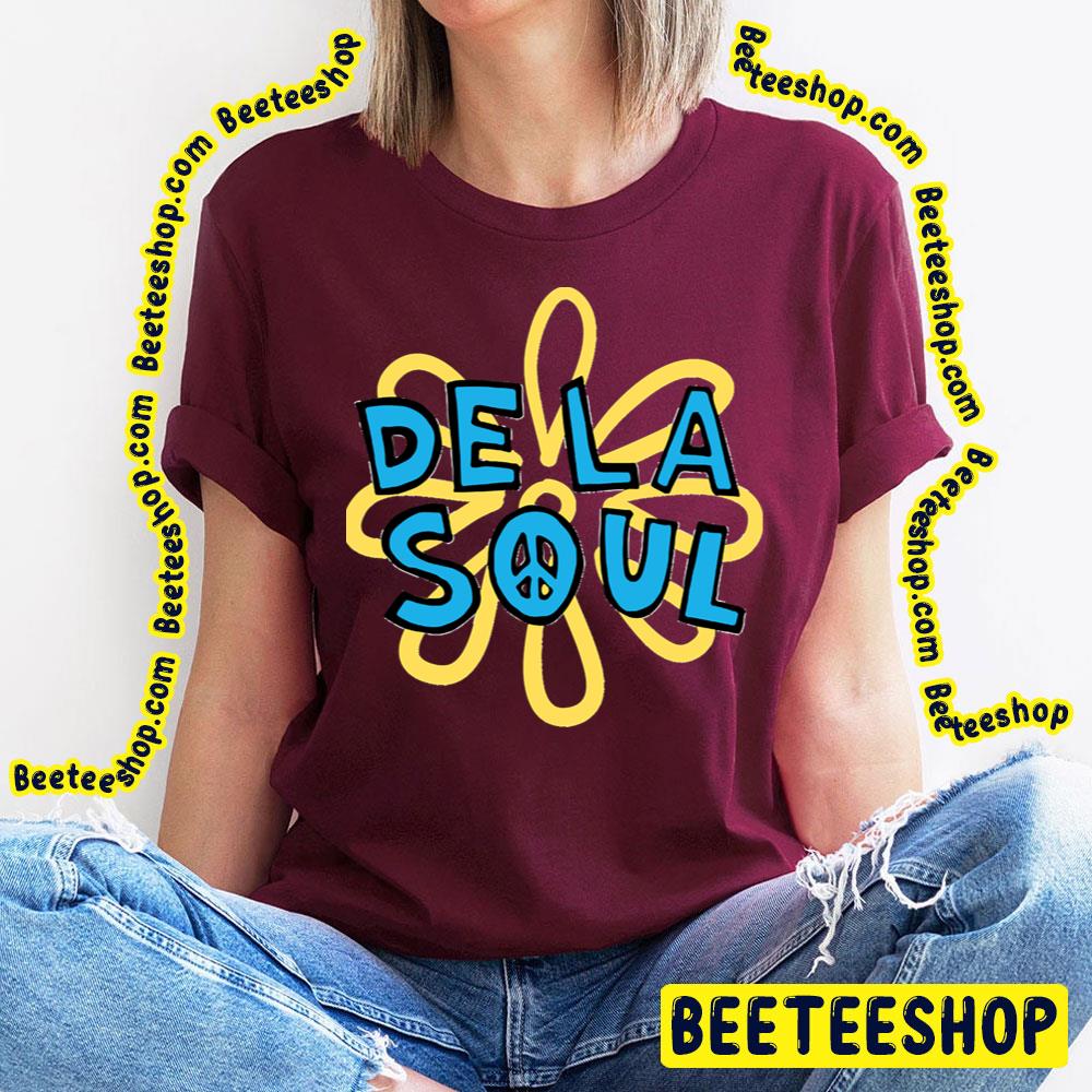 Blue And Yellow Flower De La Soul Trending Unisex T-Shirt Blue And Yellow Flower De La Soul Trending Unisex T-Shirt