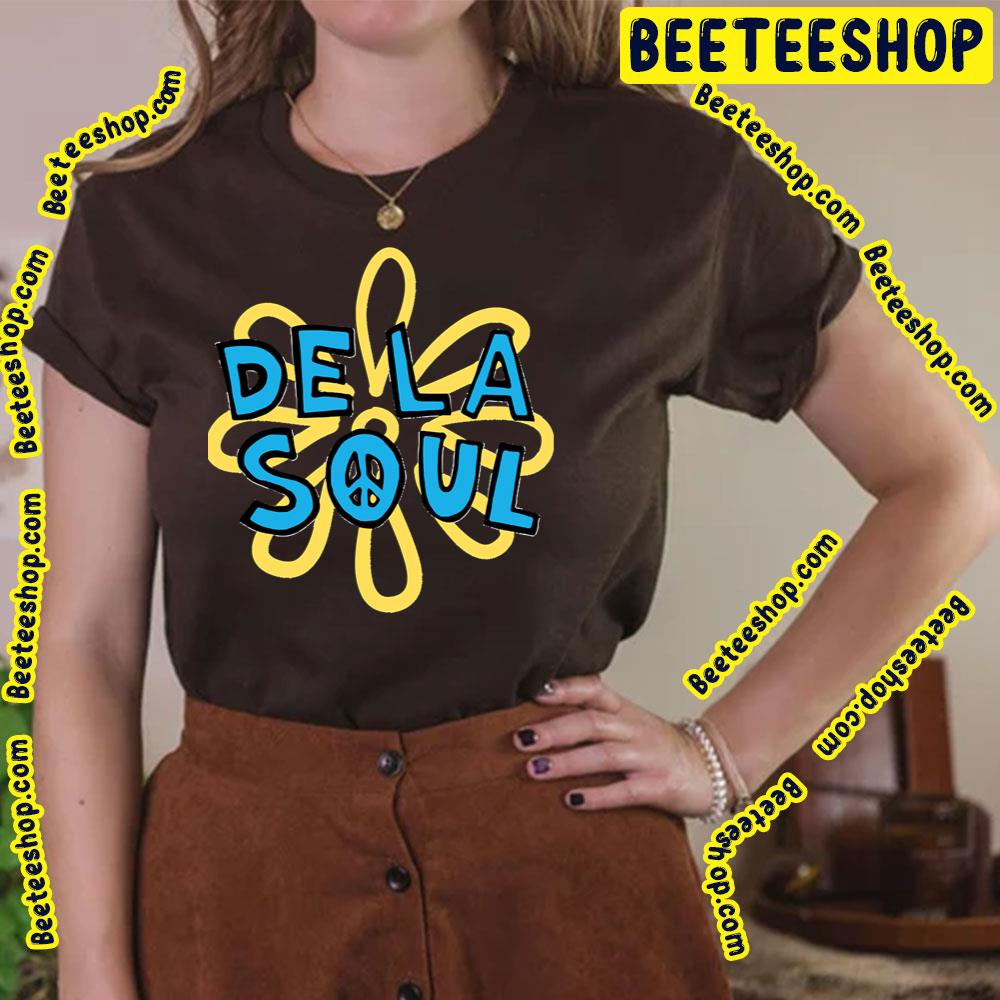 Blue And Yellow Flower De La Soul Trending Unisex T-Shirt Blue And Yellow Flower De La Soul Trending Unisex T-Shirt