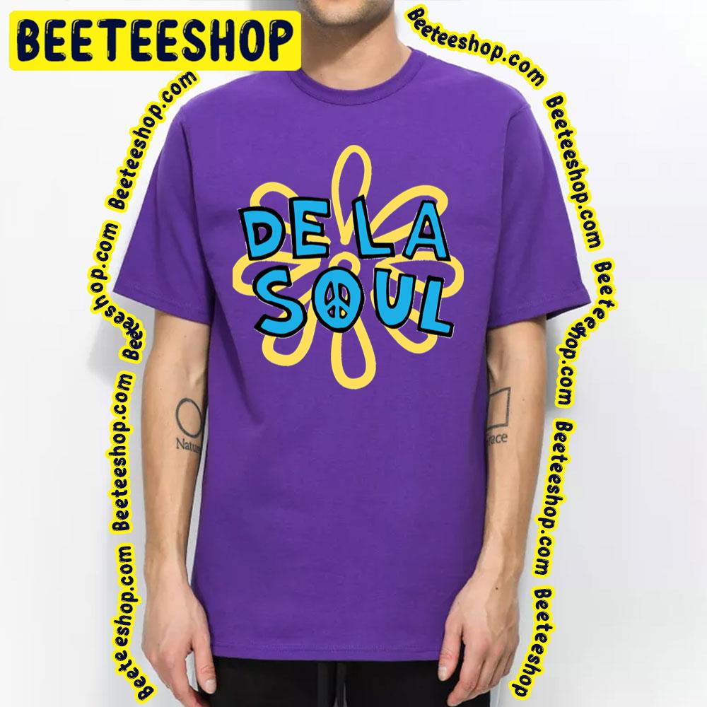 Blue And Yellow Flower De La Soul Trending Unisex T-Shirt Blue And Yellow Flower De La Soul Trending Unisex T-Shirt