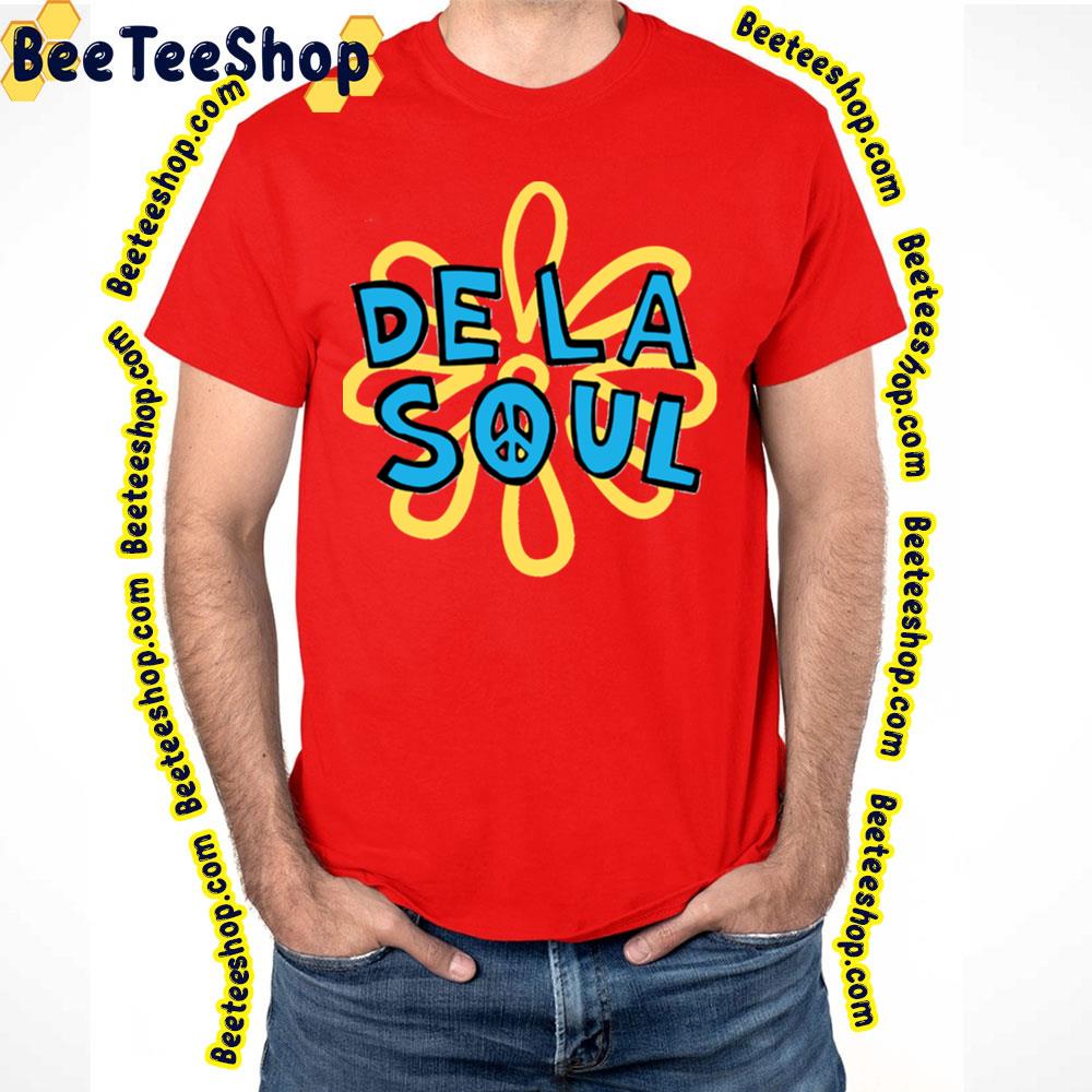 Blue And Yellow Flower De La Soul Trending Unisex T-Shirt Blue And Yellow Flower De La Soul Trending Unisex T-Shirt