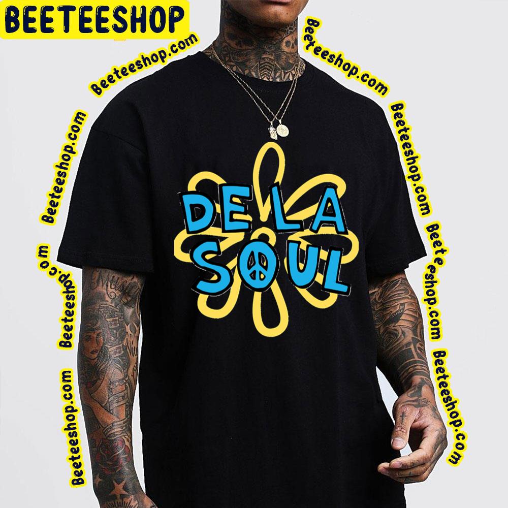 Blue And Yellow Flower De La Soul Trending Unisex T-Shirt Blue And Yellow Flower De La Soul Trending Unisex T-Shirt