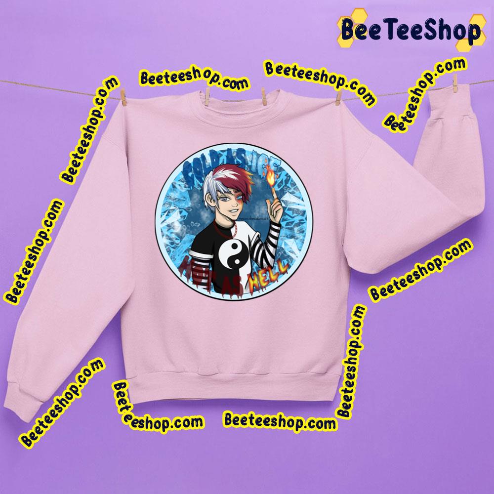 Blue Art Shoto Todoroki My Boy Trending Unisex Sweatshirt Blue Art Shoto Todoroki My Boy Trending Unisex Sweatshirt