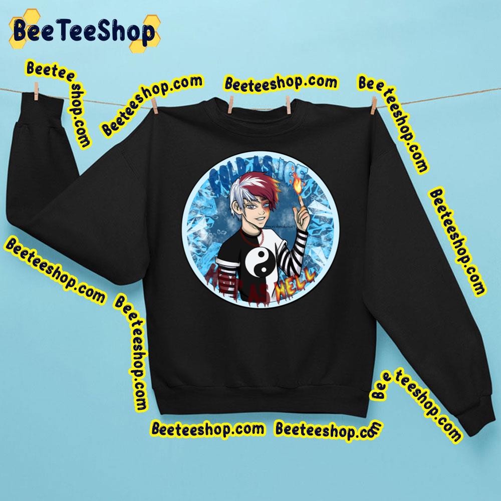 Blue Art Shoto Todoroki My Boy Trending Unisex Sweatshirt Blue Art Shoto Todoroki My Boy Trending Unisex Sweatshirt