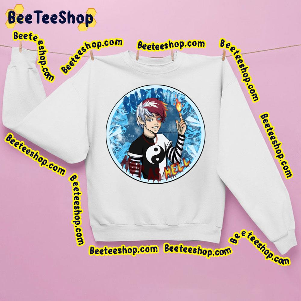 Blue Art Shoto Todoroki My Boy Trending Unisex Sweatshirt Blue Art Shoto Todoroki My Boy Trending Unisex Sweatshirt