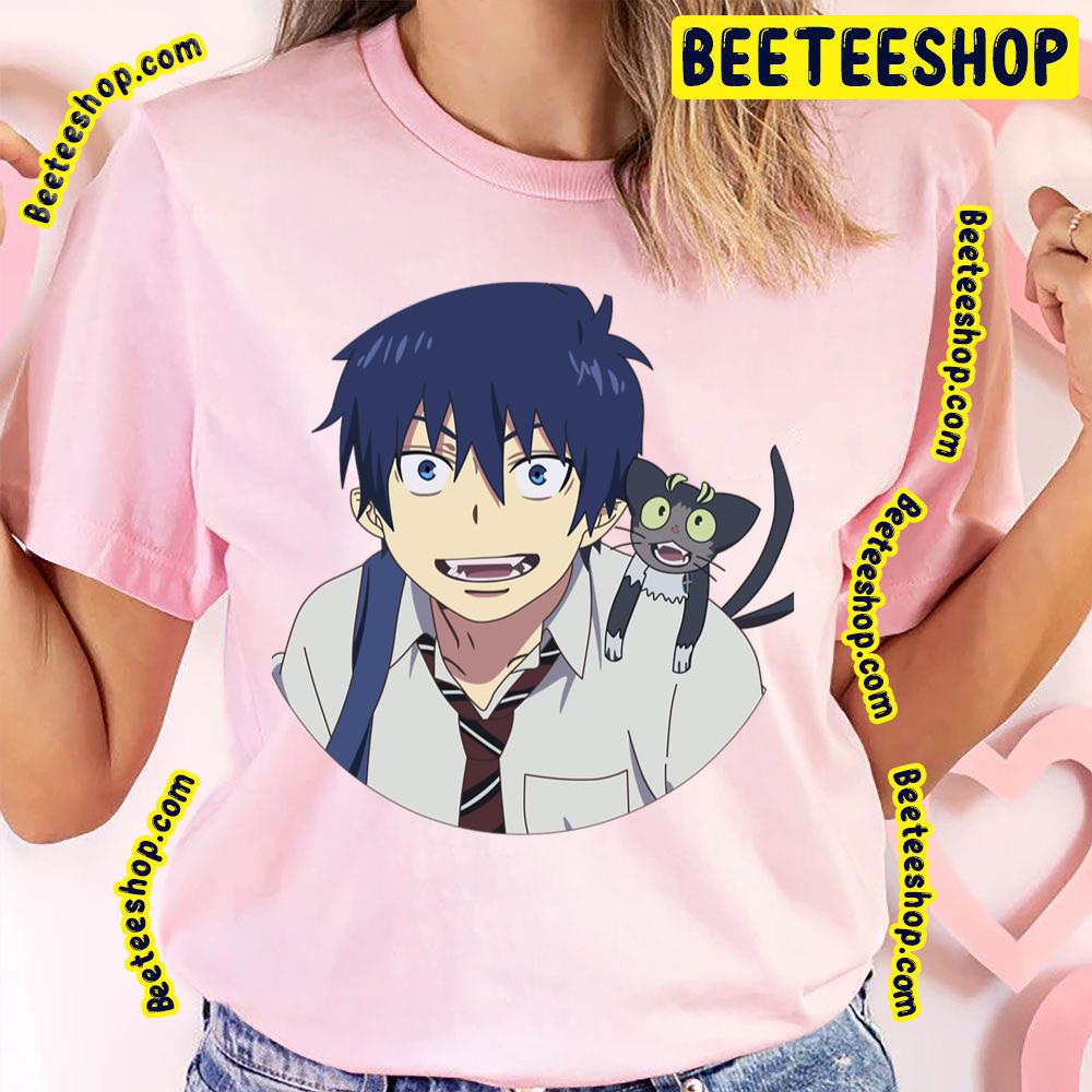Blue Exorcist Rin Robot Cat Kuro Trending Unisex T-Shirt Blue Exorcist Rin Robot Cat Kuro Trending Unisex T-Shirt