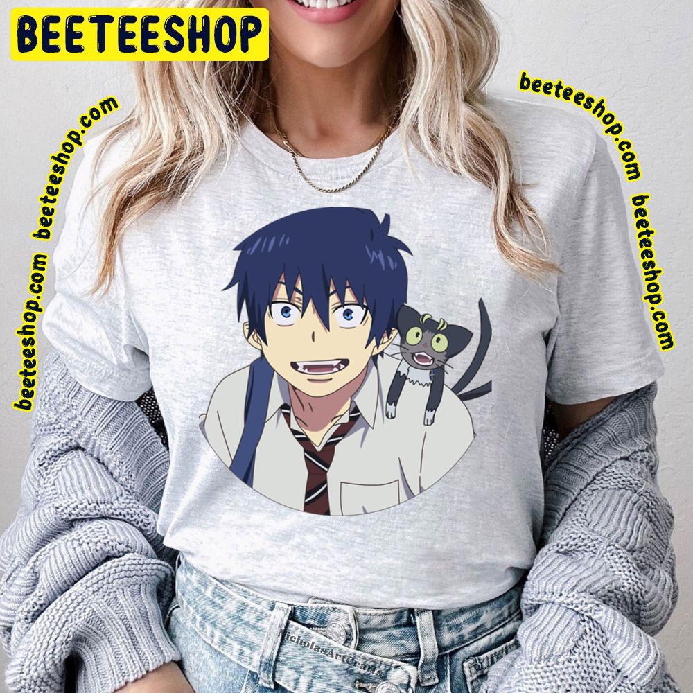 Blue Exorcist Rin Robot Cat Kuro Trending Unisex T-Shirt Blue Exorcist Rin Robot Cat Kuro Trending Unisex T-Shirt