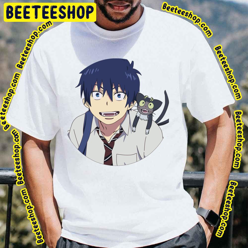 Blue Exorcist Rin Robot Cat Kuro Trending Unisex T-Shirt Blue Exorcist Rin Robot Cat Kuro Trending Unisex T-Shirt