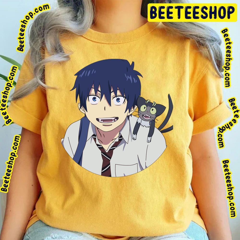 Blue Exorcist Rin Robot Cat Kuro Trending Unisex T-Shirt Blue Exorcist Rin Robot Cat Kuro Trending Unisex T-Shirt