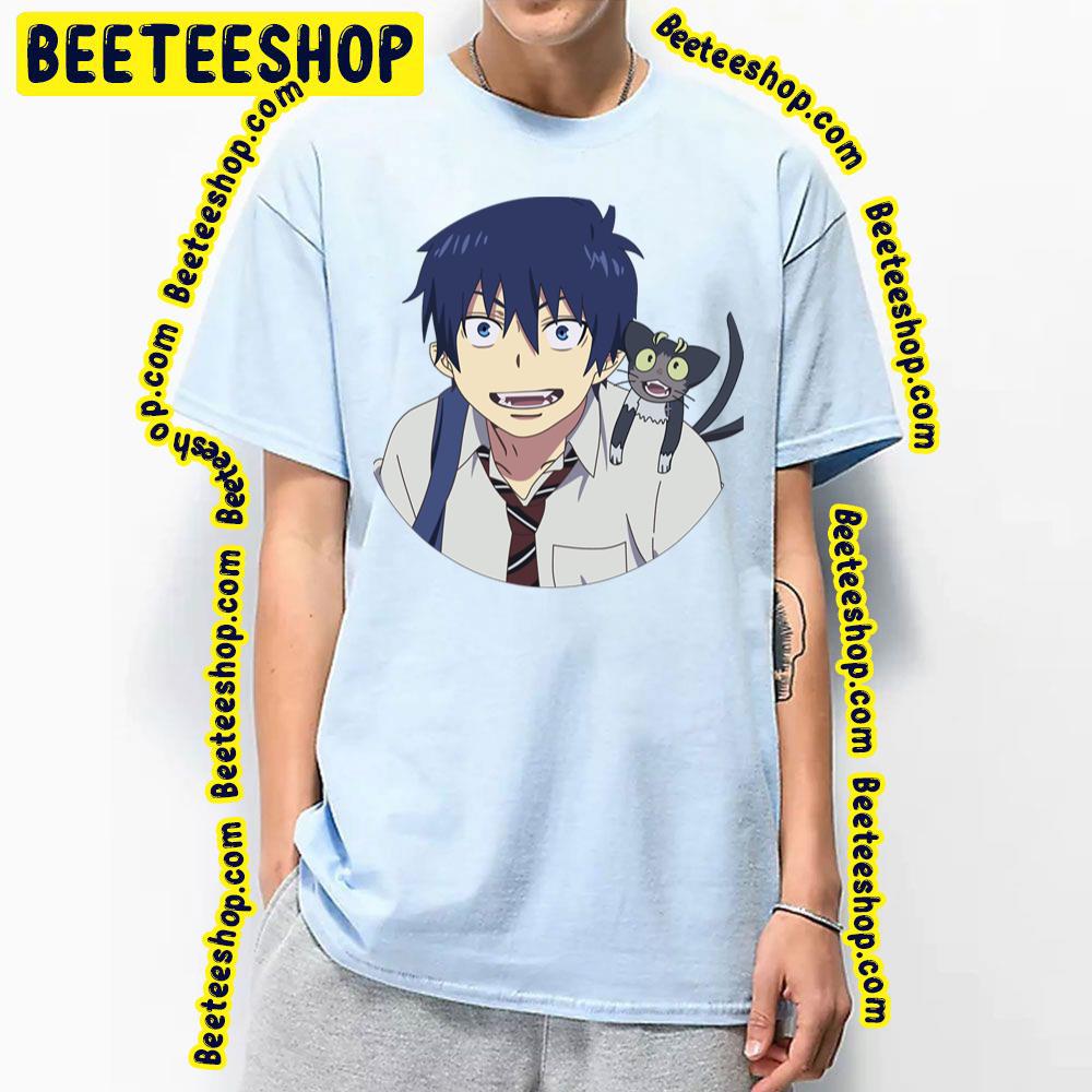 Blue Exorcist Rin Robot Cat Kuro Trending Unisex T-Shirt Blue Exorcist Rin Robot Cat Kuro Trending Unisex T-Shirt