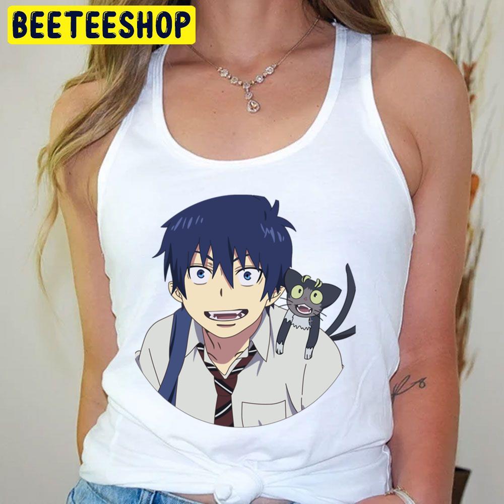 Blue Exorcist Rin Robot Cat Kuro Trending Unisex T-Shirt Blue Exorcist Rin Robot Cat Kuro Trending Unisex T-Shirt