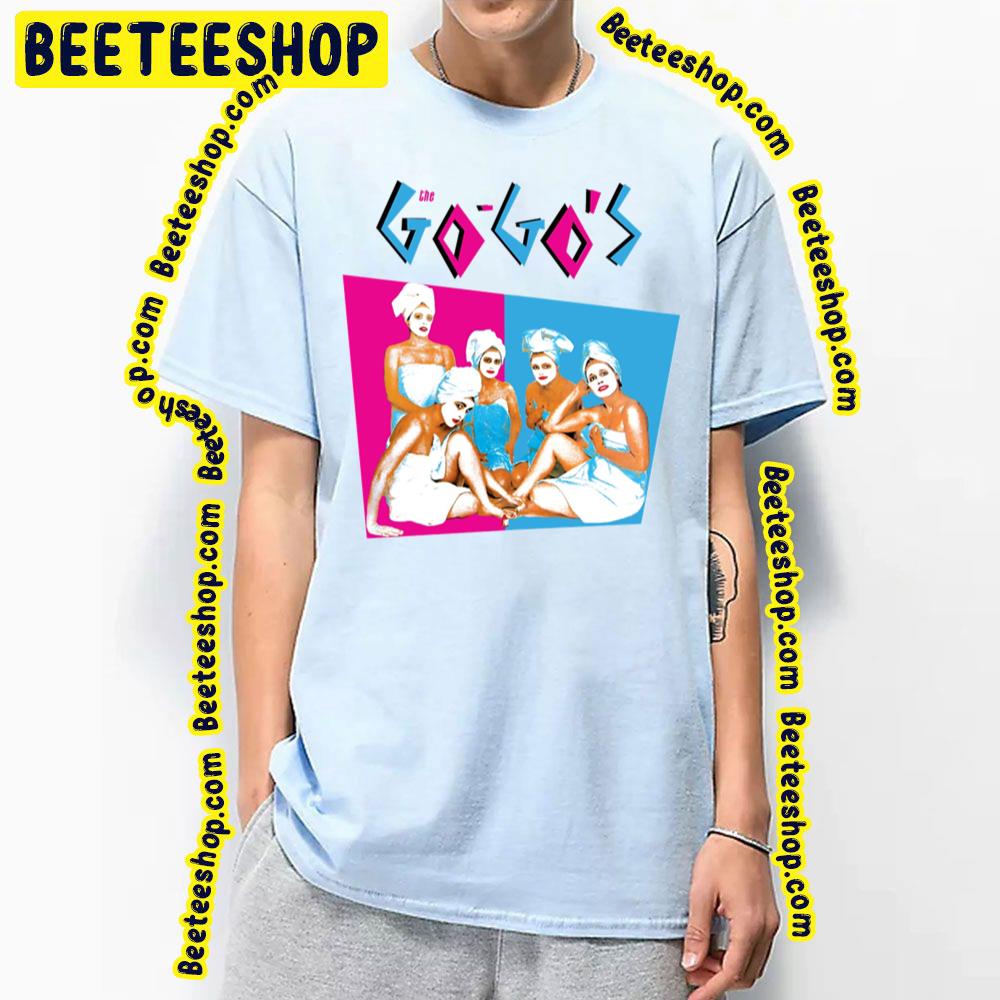 Blue Pink Art Girls Go Gos Trending Unisex T-Shirt Blue Pink Art Girls Go Gos Trending Unisex T-Shirt