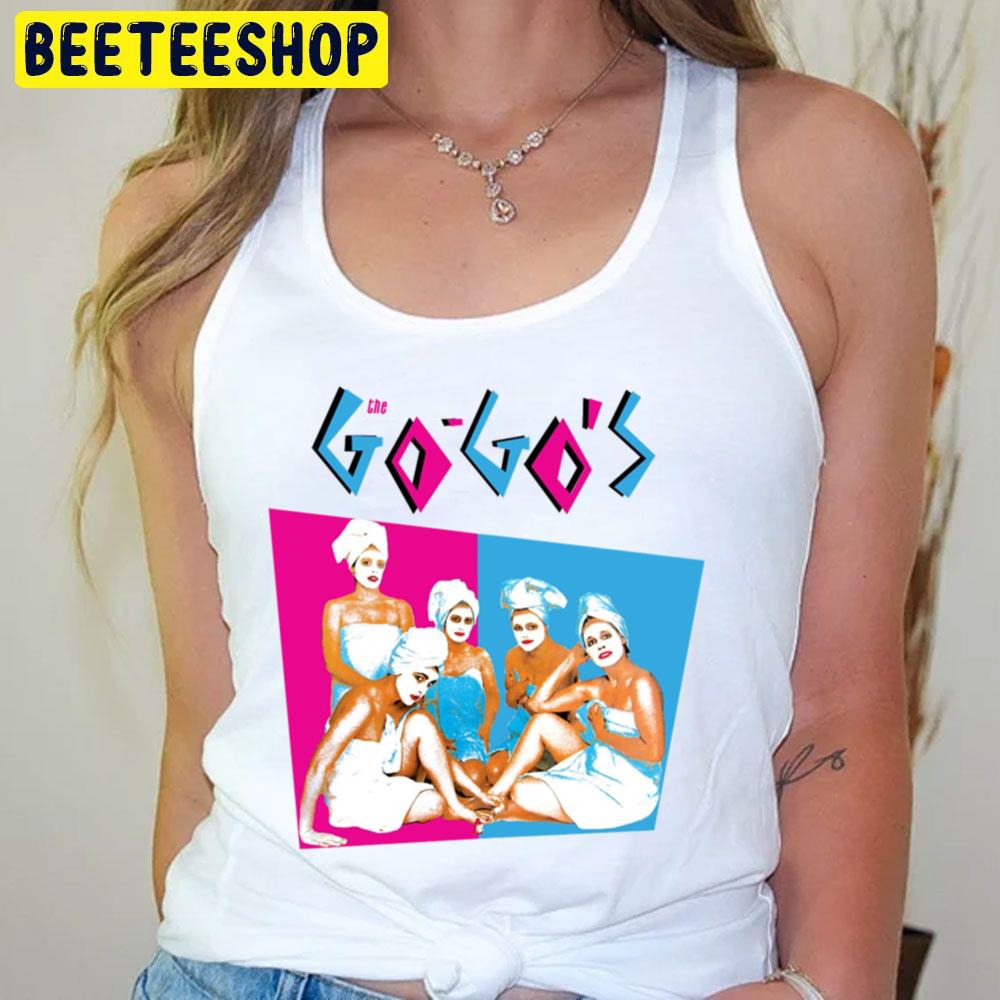 Blue Pink Art Girls Go Gos Trending Unisex T-Shirt Blue Pink Art Girls Go Gos Trending Unisex T-Shirt