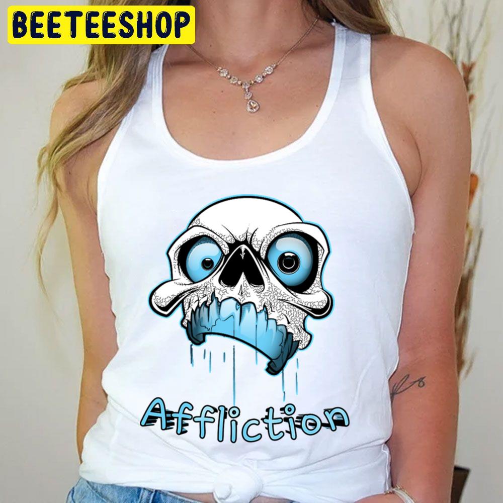 Blue Skull The Amity Affliction Trending Unisex T-Shirt Blue Skull The Amity Affliction Trending Unisex T-Shirt
