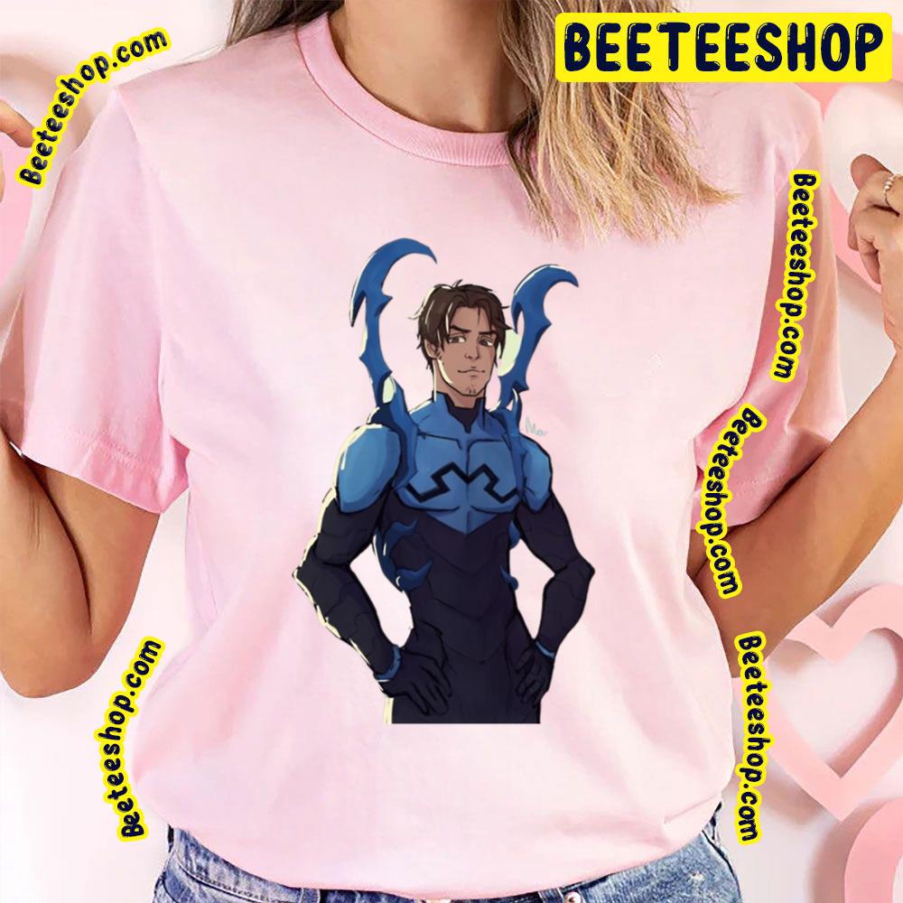 Cartoon Blue Beetle Trending Unisex T-Shirt Cartoon Blue Beetle Trending Unisex T-Shirt