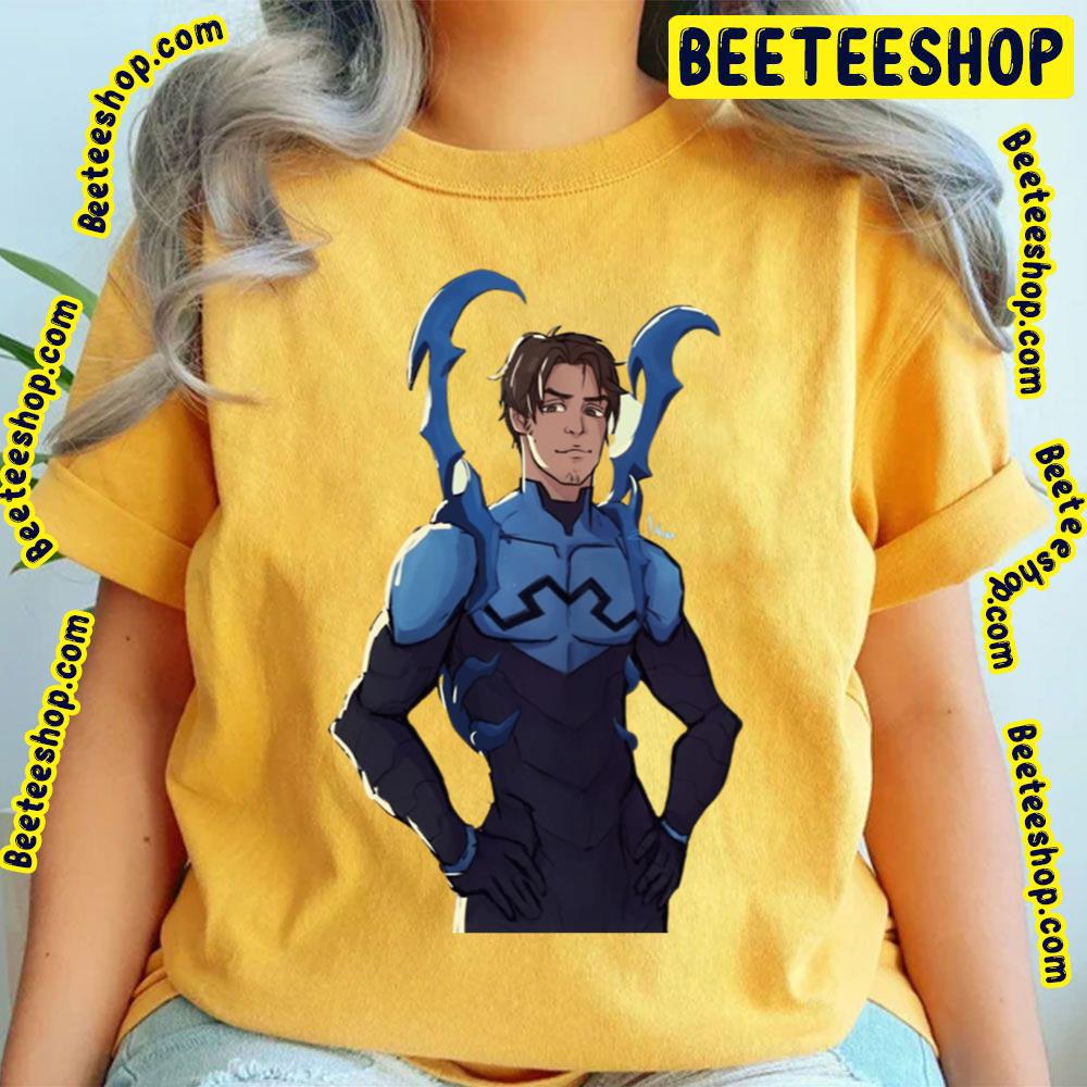 Cartoon Blue Beetle Trending Unisex T-Shirt Cartoon Blue Beetle Trending Unisex T-Shirt