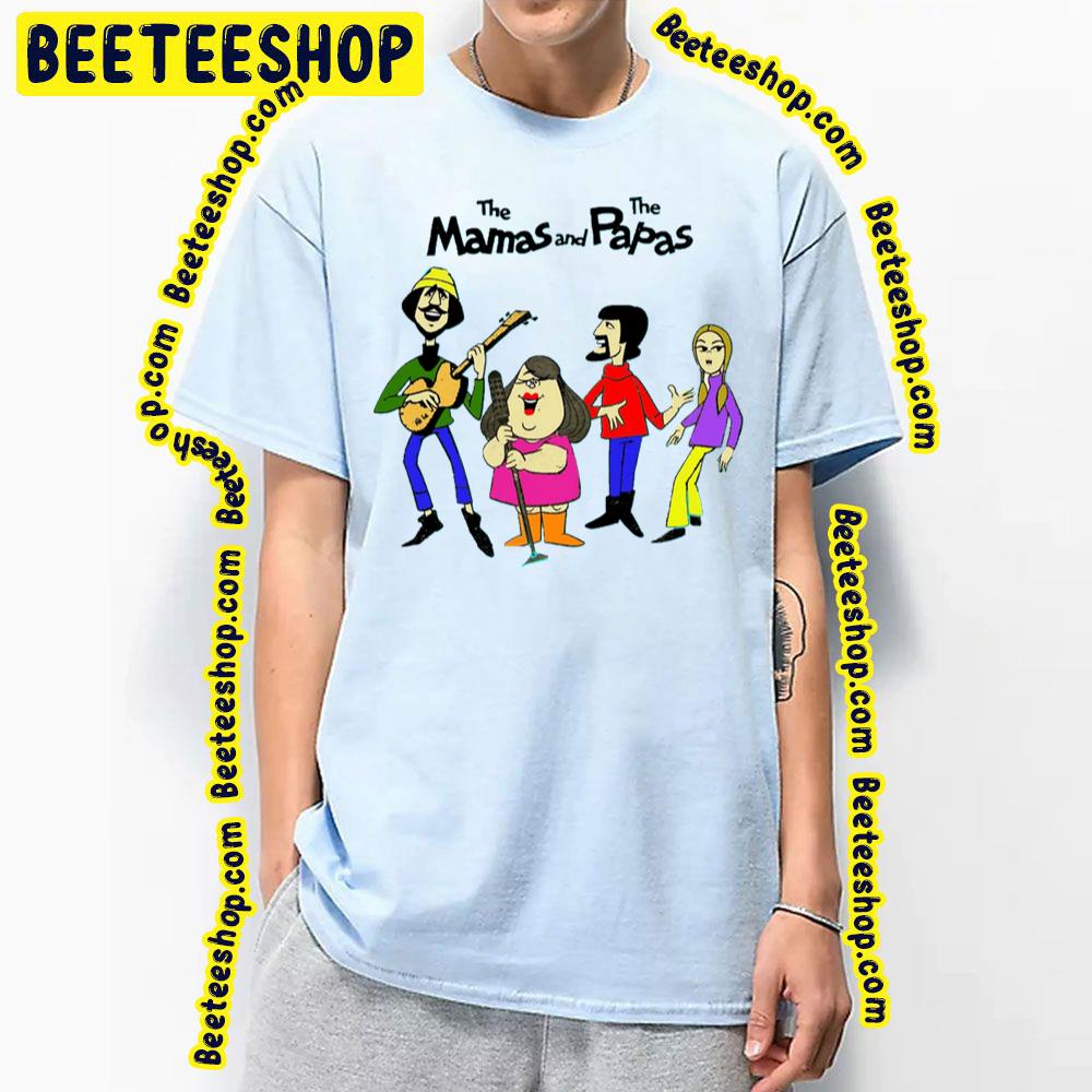 Cartoon The Mamas & The Papas Trending Unisex T-Shirt Cartoon The Mamas & The Papas Trending Unisex T-Shirt