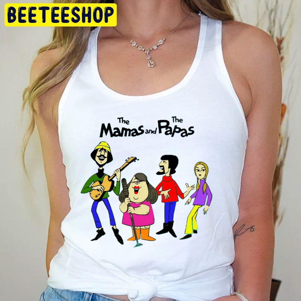 Cartoon The Mamas & The Papas Trending Unisex T-Shirt Cartoon The Mamas & The Papas Trending Unisex T-Shirt