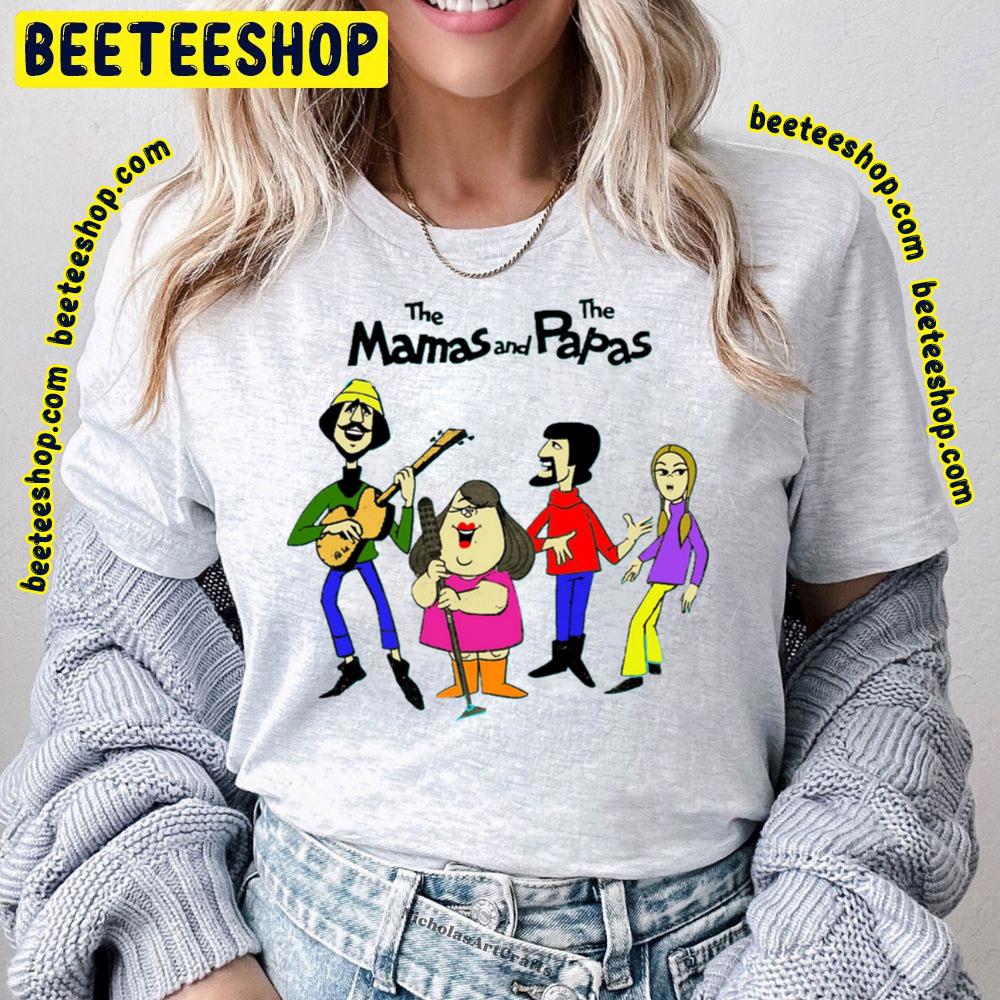 Cartoon The Mamas & The Papas Trending Unisex T-Shirt Cartoon The Mamas & The Papas Trending Unisex T-Shirt