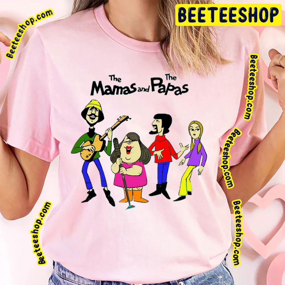 Cartoon The Mamas & The Papas Trending Unisex T-Shirt Cartoon The Mamas & The Papas Trending Unisex T-Shirt