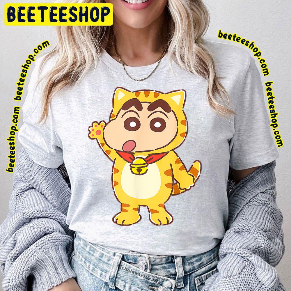Cat Crayon Shin Chan Trending Unisex T-Shirt Cat Crayon Shin Chan Trending Unisex T-Shirt