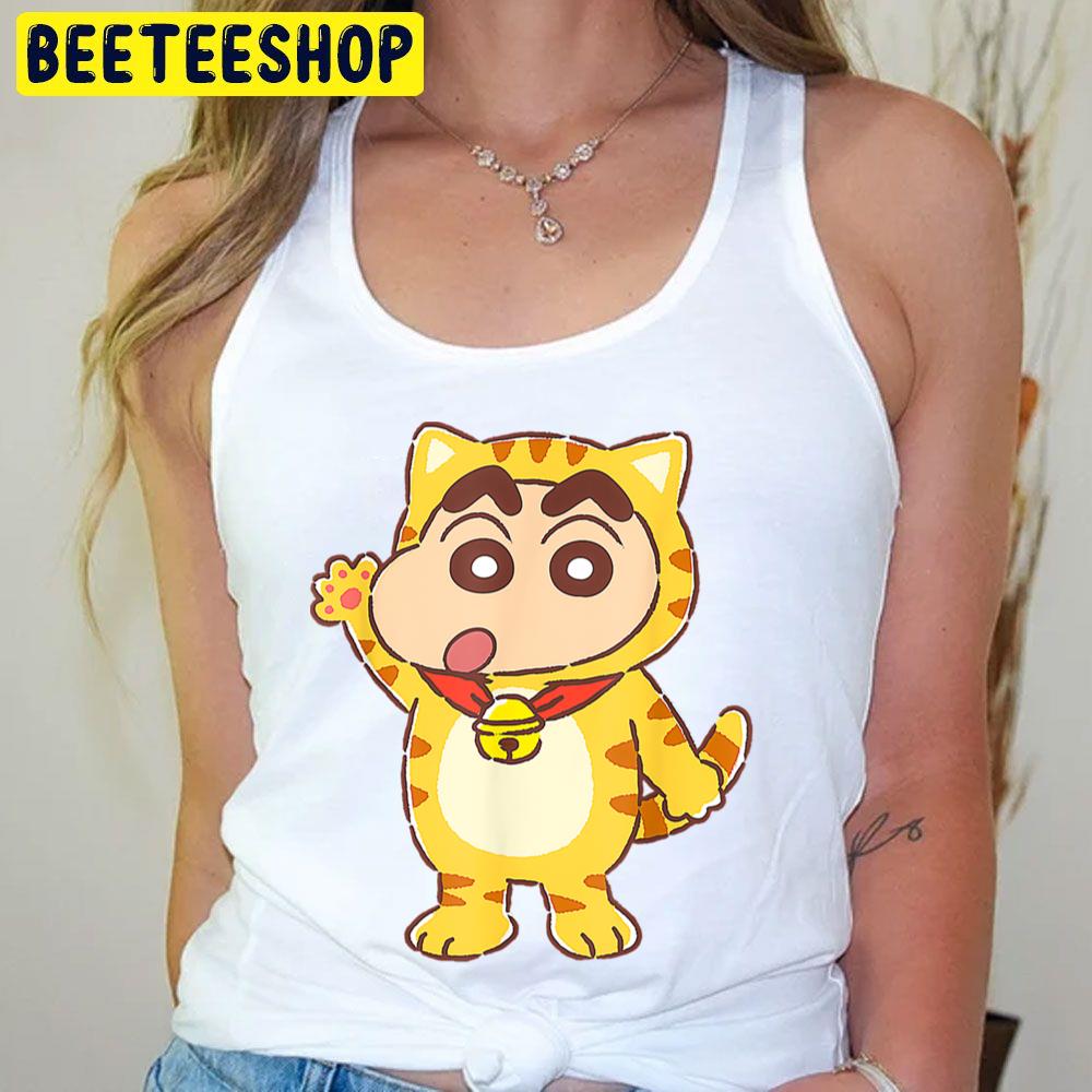 Cat Crayon Shin Chan Trending Unisex T-Shirt Cat Crayon Shin Chan Trending Unisex T-Shirt