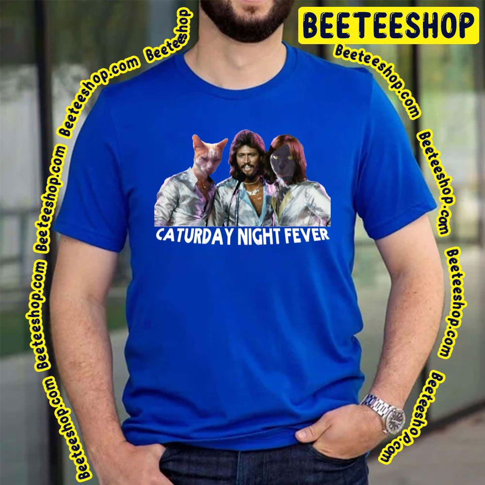 Caturday Night Fever Bee Gees Rock Trending Unisex T-Shirt Caturday Night Fever Bee Gees Rock Trending Unisex T-Shirt
