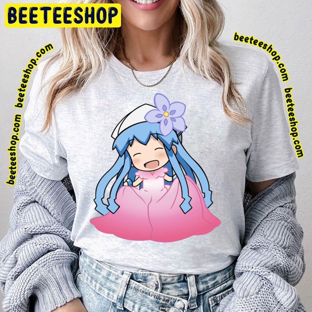 Chibi Art Ika Musume Shinryaku! Ika Musume Trending Unisex T-Shirt Chibi Art Ika Musume Shinryaku! Ika Musume Trending Unisex T-Shirt