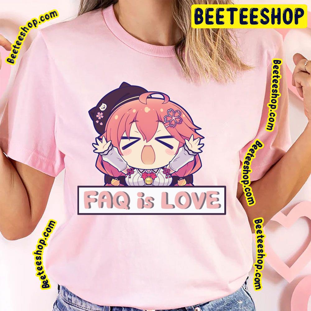 Chibi Faq Love Miko Trending Unisex T-Shirt Chibi Faq Love Miko Trending Unisex T-Shirt