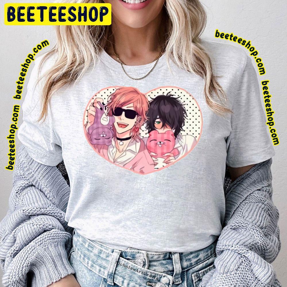 Chibi Heart Couple Yarichin Bitch Club Trending Unisex T-Shirt Chibi Heart Couple Yarichin Bitch Club Trending Unisex T-Shirt