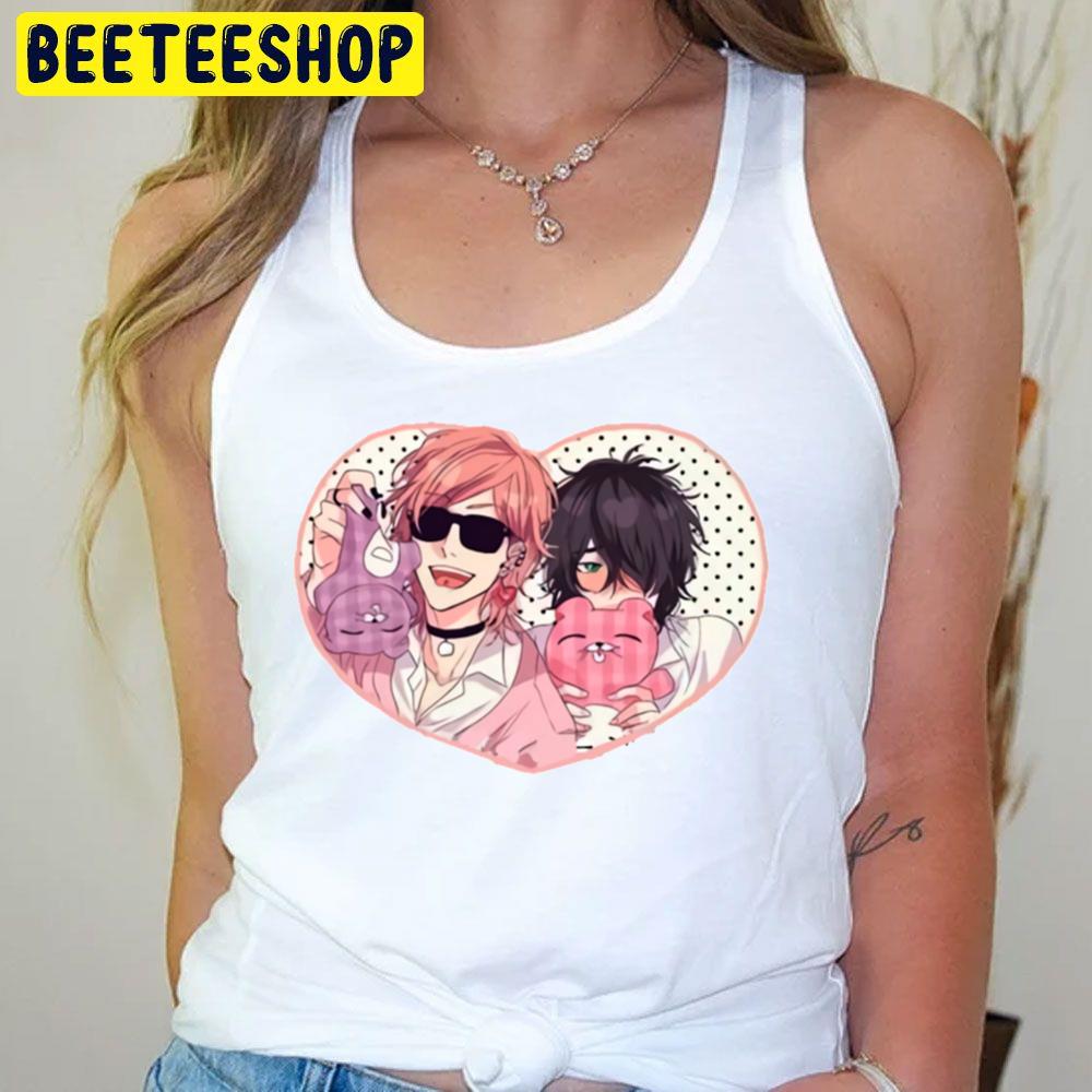 Chibi Heart Couple Yarichin Bitch Club Trending Unisex T-Shirt Chibi Heart Couple Yarichin Bitch Club Trending Unisex T-Shirt