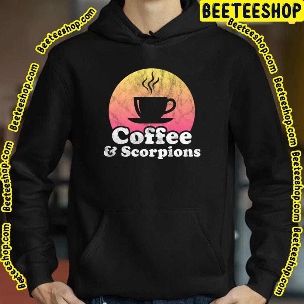 Coffee And Scorpions Trending Unisex T-Shirt Coffee And Scorpions Trending Unisex T-Shirt