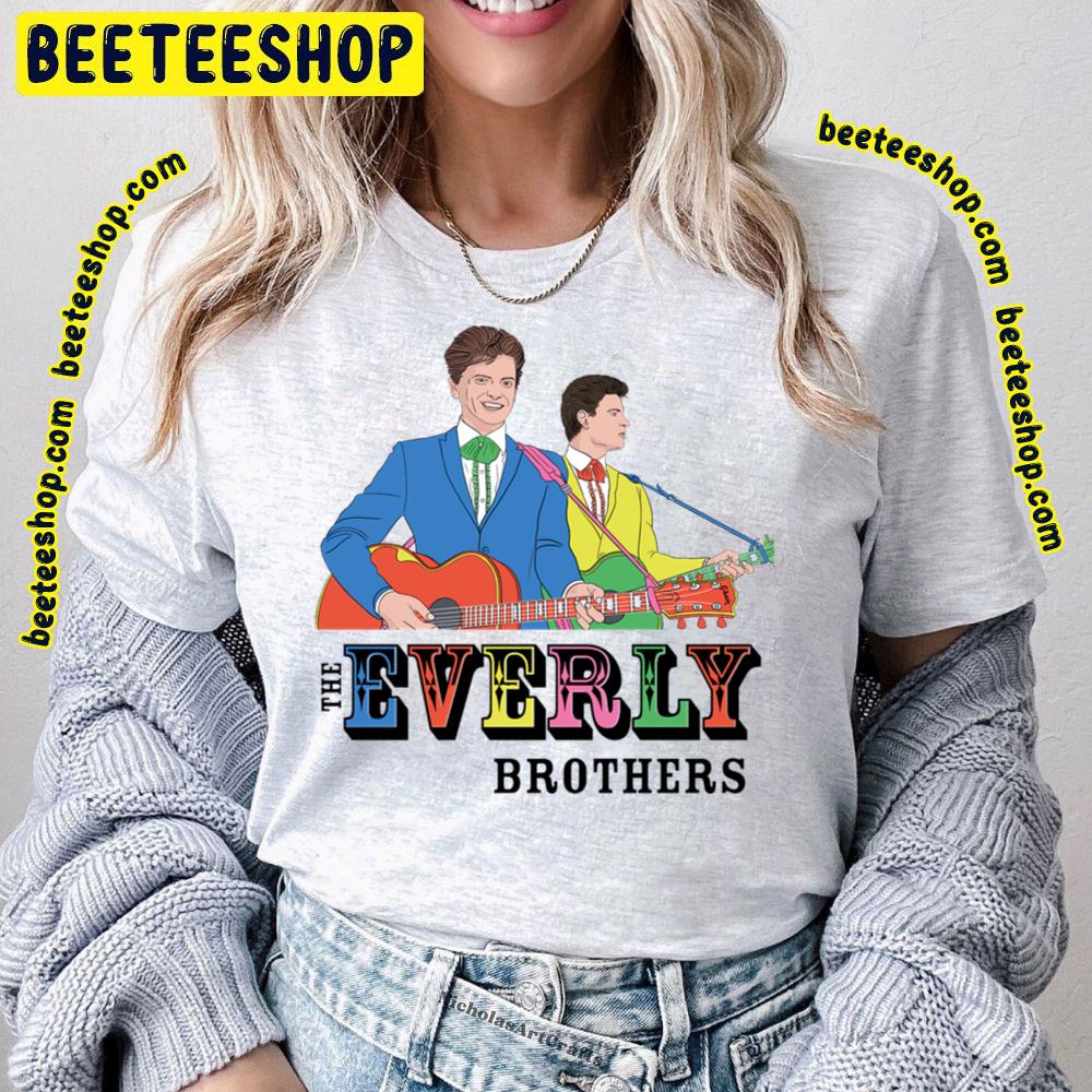 Color Art The Everly Brothers Trending Unisex T-Shirt Color Art The Everly Brothers Trending Unisex T-Shirt