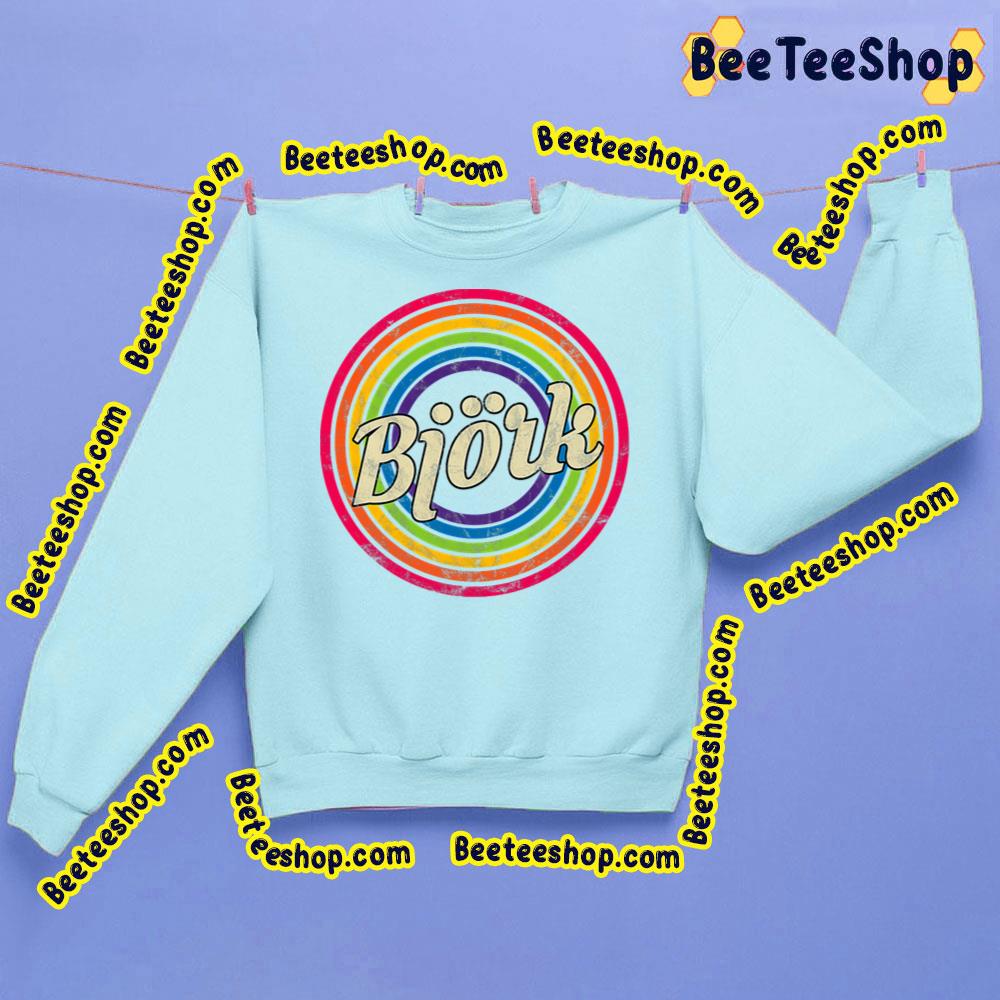 Color Circle Bjork Trending Unisex Sweatshirt Color Circle Bjork Trending Unisex Sweatshirt