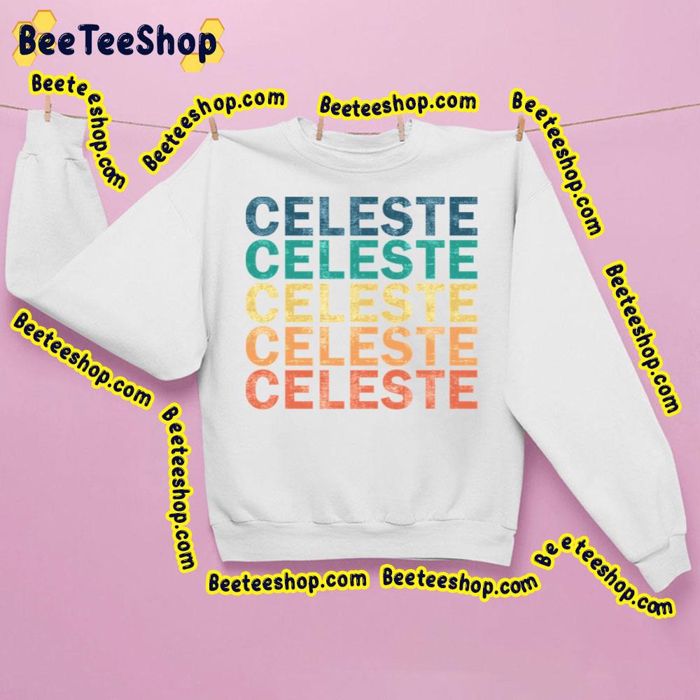 Color Text Celeste Logo Trending Unisex Sweatshirt Color Text Celeste Logo Trending Unisex Sweatshirt