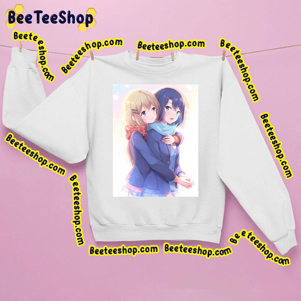 Couple Hug Adachi To Shimamura Trending Unisex Sweatshirt Couple Hug Adachi To Shimamura Trending Unisex Sweatshirt