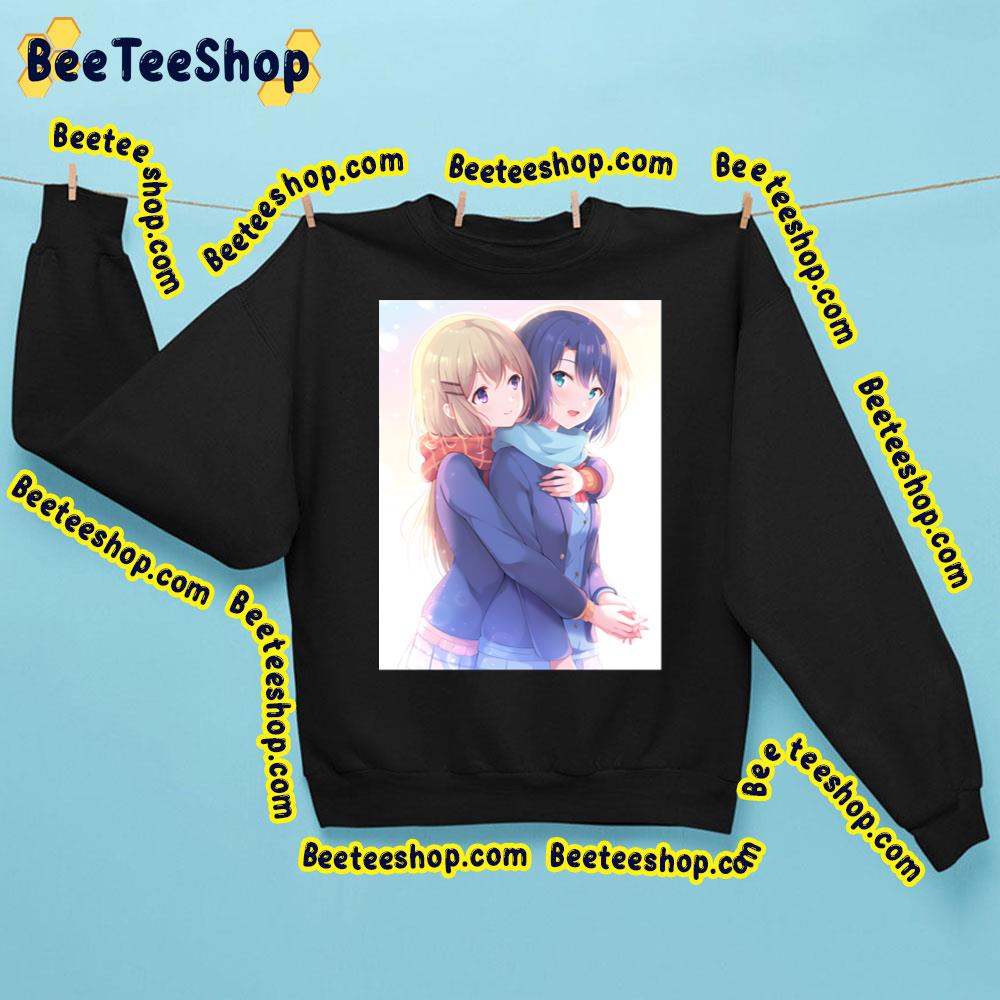 Couple Hug Adachi To Shimamura Trending Unisex Sweatshirt Couple Hug Adachi To Shimamura Trending Unisex Sweatshirt