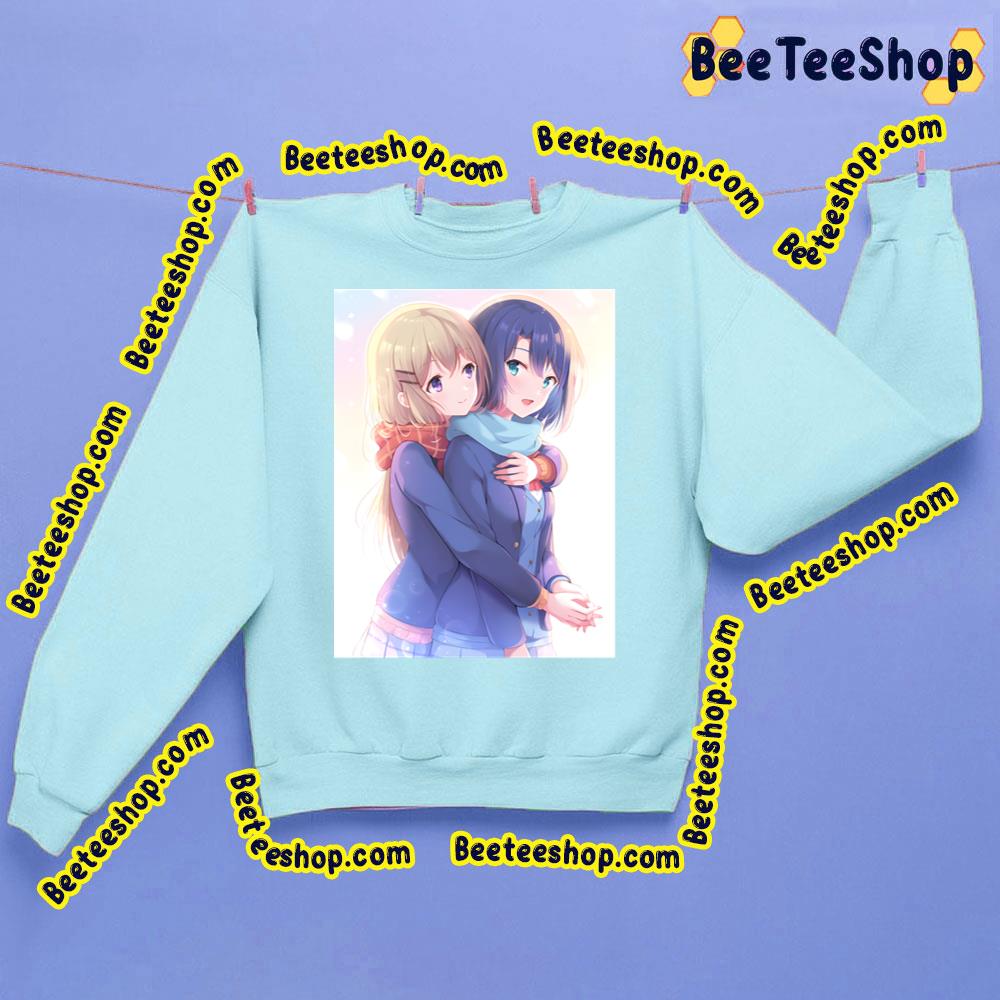 Couple Hug Adachi To Shimamura Trending Unisex Sweatshirt Couple Hug Adachi To Shimamura Trending Unisex Sweatshirt
